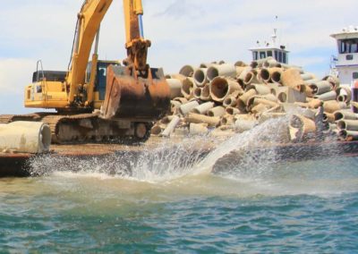 Culverts dropped in Gulf