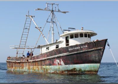 Southern Star, an old shrimp boat